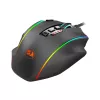 REDRAGON PERDICTION 4 12400DPI RGB MMO Ergo Gaming Mouse - Black