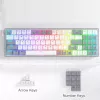 REDRAGON Pollux 65% Wired Mechanical Gaming Keyboard, Hot-Swappable Red Switches, RGB Backlight, Detachable USB-C, NKRO, Black