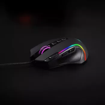 REDRAGON PREDATOR 4000DPI RGB Ergonomic Gaming Mouse - Black