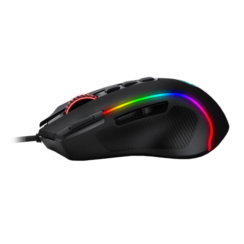 REDRAGON PREDATOR 4000DPI RGB Ergonomic Gaming Mouse - Black