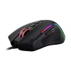 REDRAGON PREDATOR 4000DPI RGB Ergonomic Gaming Mouse - Black