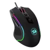 REDRAGON PREDATOR 4000DPI RGB Ergonomic Gaming Mouse - Black