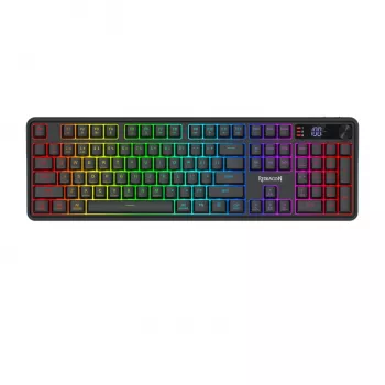 Redragon RM104 PRO VOLCANO RGB Wireless Membrane Gaming Keyboard - Black