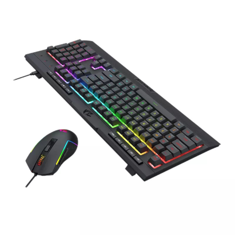Redragon S151 RGB Gaming Keyboard and Mouse Combo - Black