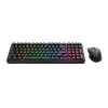 Redragon S162 RGB 3-Mode Wireless Mechanical Gaming Keyboard and Mouse Combo - Black