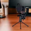 REDRAGON SEYFERT 3.5mm Aux Gaming Microphone with Tripod - Black