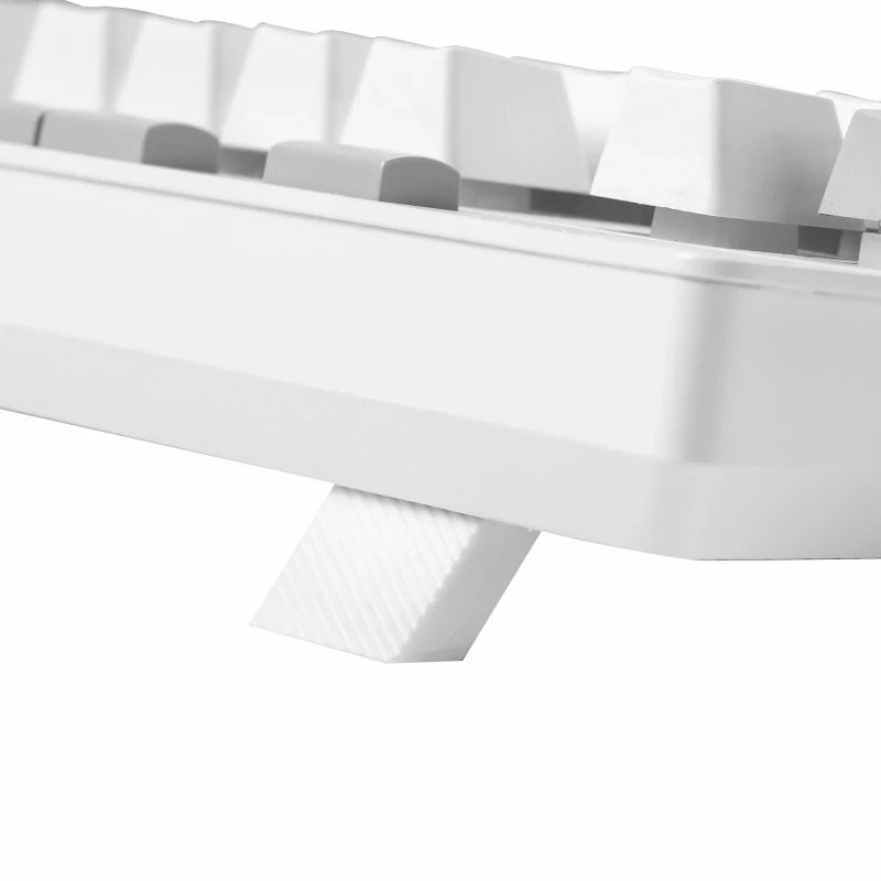 REDRAGON SHIVA RGB Membrane Keyboard, White, Full-Size, 6 Macro Keys, Detachable Wrist Rest, Wired USB
