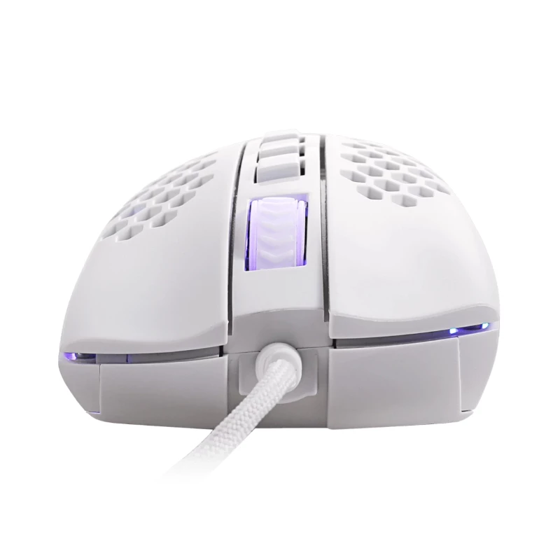 REDRAGON STORM WIRED RGB Gaming Mouse - Lightweight Honeycomb Shell, 12400 DPI Optical Sensor, 7 Programmable Buttons, Omron Switches, PTFE Feet, On-Board Memory