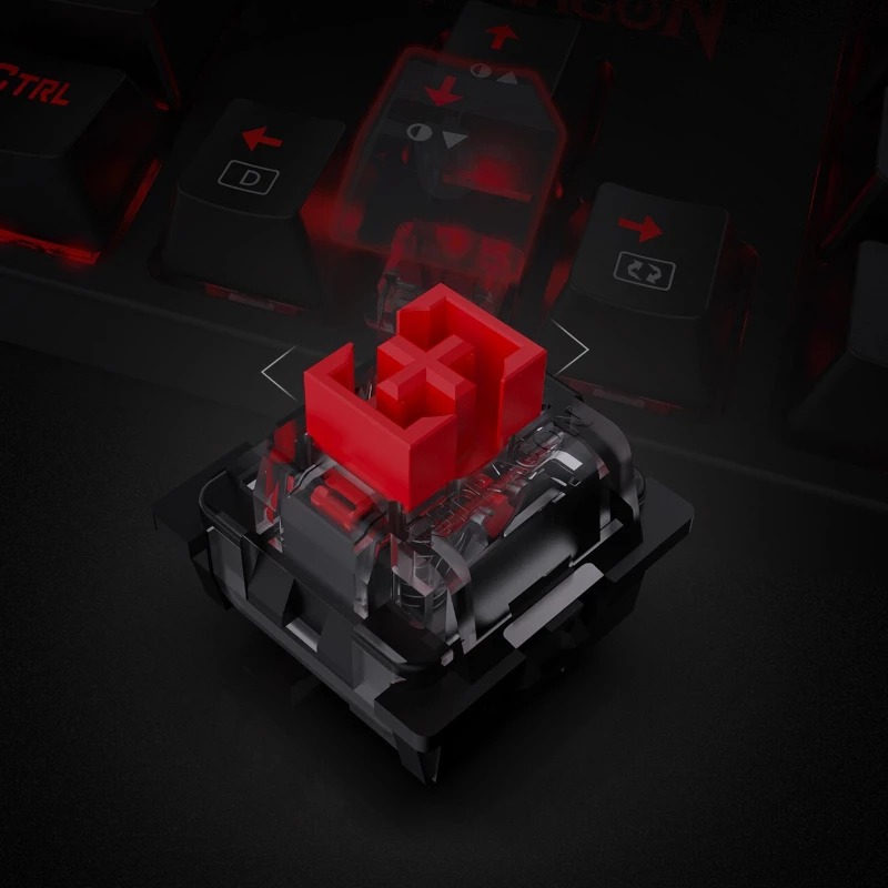 Redragon SURARA K582RGB Mechanical RGB Gaming Keyboard - Black