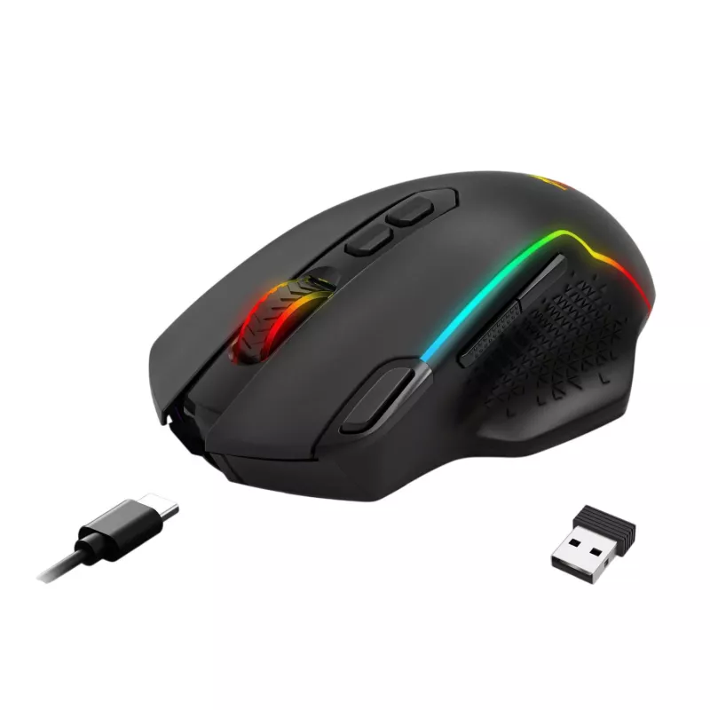 Redragon TAIPAN MAX 12000DPI Wireless Gaming Mouse - Black