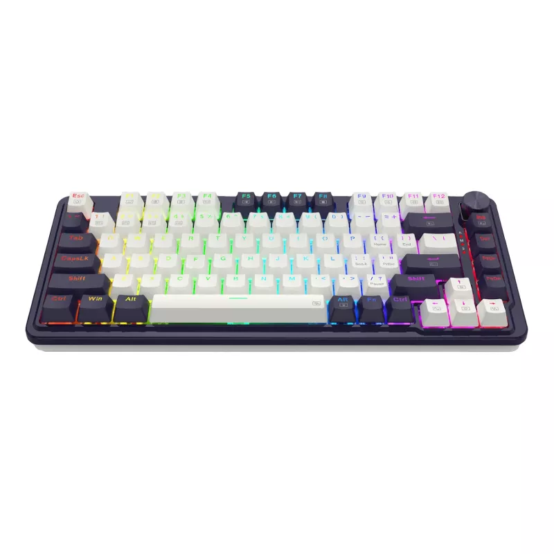 Redragon UCAL K673 PRO 65% Tri-Mode Wireless Mechanical Gaming Keyboard - Black (Hot-Swappable, Gasket Mount, RGB)