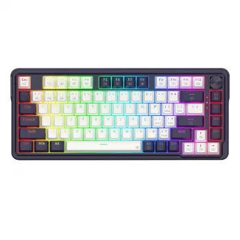 Redragon UCAL K673 PRO 65% Tri-Mode Wireless Mechanical Gaming Keyboard - Black (Hot-Swappable, Gasket Mount, RGB)