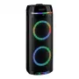 REFLEXION PS10BTCD/N Party Speaker, 480W Peak, Bluetooth, CD, FM Radio, USB, AUX, Microphone, Black