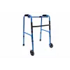 REH Balkonik RF-131 Reciprocal Walking Frame with 8-Level Height Adjustment, Silver Aluminium Foldable Mobility Aid, 120 kg Capacity