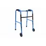 REH Balkonik RF-131 Reciprocal Walking Frame with 8-Level Height Adjustment, Silver Aluminium Foldable Mobility Aid, 120 kg Capacity