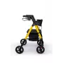 REH Marsylia Four-Wheeled Rollator Walker with Seat, Yellow RF-617/Ż