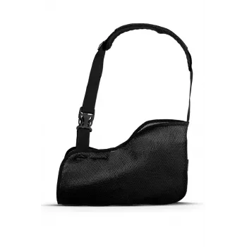 REH O-1501/CZA/M Mesh Arm Sling, Black, Medium, Universal Fit