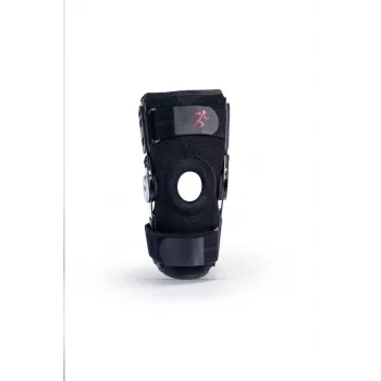REH Stabilmax O-1241/M Open Patella Short Knee Brace, Medium, Black