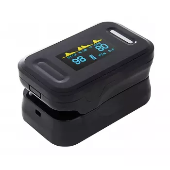 REH YK-81C Fingertip Pulse Oximeter with OLED Display, SpO2 and Pulse Rate Monitor