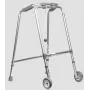 REHA FUND RF-100 Folding Rehabilitation Walker Silver Aluminum