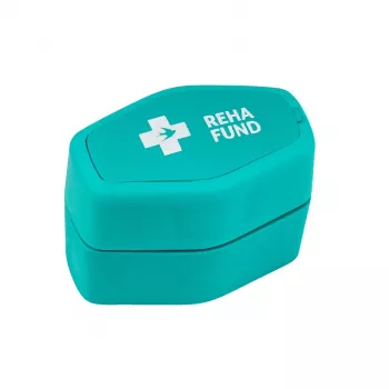 REHA FUND RF-359 Pill Crusher with Storage Compartment – Manual Twist Grinder, BPA-Free Plastic, White