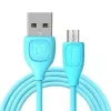 REMAX Lesu Cable Micro RC-050m Blue - USB 2.0 Charging & Data Sync Cable, 0.5m
