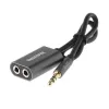 REMAX Qulmax 3.5mm Share Jack Cable RL-20S Grey