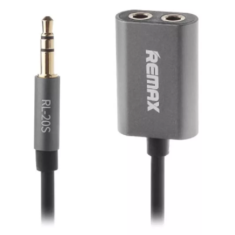 REMAX Qulmax 3.5mm Share Jack Cable RL-20S Grey