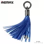 REMAX Universal Tassels Ring Data Cable for Lightning Blue