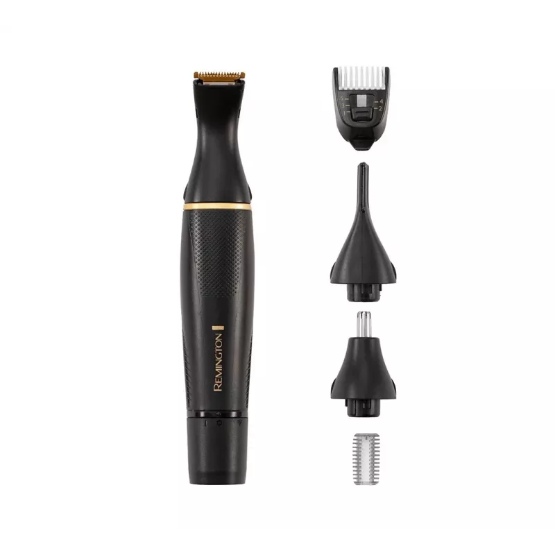 Remington NE7000 Nose, Ear & Detail Trimmer with Comfort Tip Blades, 100% Waterproof, Battery Powered, Black/Silver