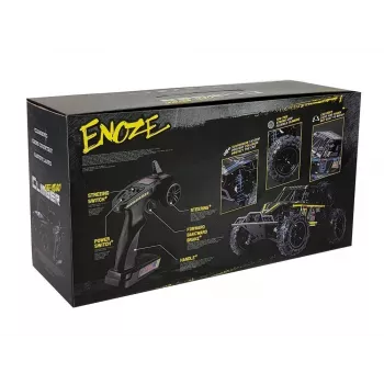 Remote Controlled Off-Road Terrain Car 1:18 Black ENOZE 9304E 40 km/h