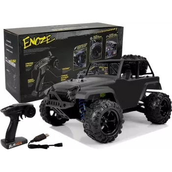 Remote Controlled Off-Road Terrain Car 1:18 Black ENOZE 9304E 40 km/h