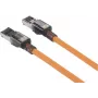 Renkforce CAT 6a S/FTP Patch Cable, 10 m, Orange, LSZH, Port Finder Function (RF-6609656)