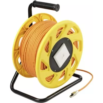 Renkforce Cat.7a S/FTP Bulk Network Installation Cable, 90 m, Orange, LSZH, 10 Gbps RF-5264736