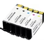 Renkforce Compatible 5-Pack High-Yield Ink Cartridge Set for Canon PGI-570PGBK XL, CLI-571BK XL, CLI-571C XL, CLI-571M XL, CLI-571Y XL (Black, Photo Black, Cyan, Magenta, Yellow) RF-6952434