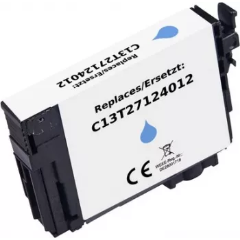 Renkforce Compatible Cyan Ink Cartridge for Epson T2712 27XL (High Yield, 1100 Pages) RF-ET2712XLC RF-6922900