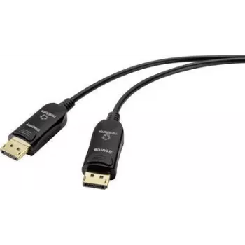 Renkforce DisplayPort 1.4 Active Optical Cable 50 m Black 8K 60Hz RF-4598012
