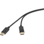 Renkforce DisplayPort Cable 2 m Black 4K UHD RF-6830474