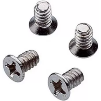 Renkforce RF-4453470 M3 x 10 mm Phillips Pan Head Machine Screws, Zinc Plated Steel, 10 Pieces