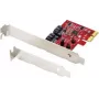 Renkforce RF-4679590 PCIe 2.0 x1 to 2x SATA III RAID Controller Card, Low Profile, ASM1061, RAID 0/1/JBOD