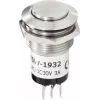 Renkforce RF-4707810 Stainless Steel Doorbell Button 1-Gang 24 V/1 A