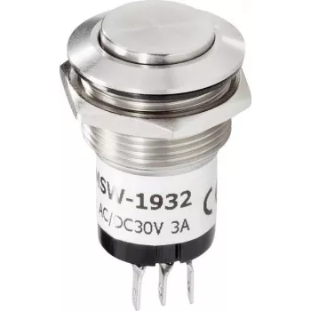 Renkforce RF-4707810 Stainless Steel Doorbell Button 1-Gang 24 V/1 A