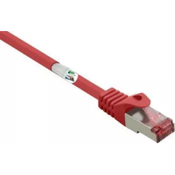 RENKFORCE RF-5176542 Cat 6 S/FTP Network Patch Cable, RJ45, 2 m, Red, Snagless
