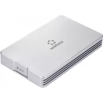 Renkforce RF-5587612 USB4 M.2 NVMe SSD Enclosure, Tool-Free, Aluminum, Black