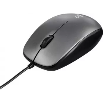 Renkforce RF-5805910 Wired Optical Mouse Grey 3 Buttons 1000 dpi Integrated Scroll Wheel