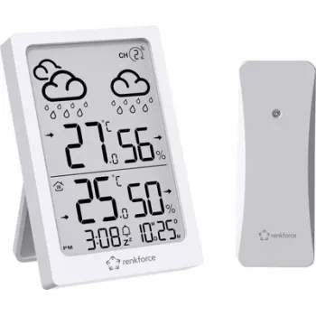 Renkforce RF-6416472 Wireless Weather Station White