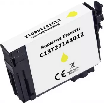 Renkforce RF-6922904 Compatible High Yield Yellow Ink Cartridge for Epson 27XL (T2714, C13T27144012)
