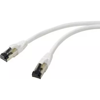 Renkforce RF-7106492 Cat 8.1 S/FTP Patch Cable, 2 m, White