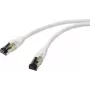 Renkforce RF-7106494 Cat 8.1 S/FTP Patch Cable, 3 m, White