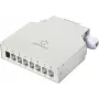 Renkforce RF-7187896 DIN Rail Adapter, 8-Port Unpopulated Housing, Light Grey